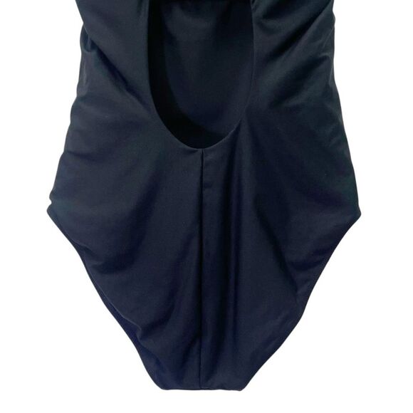 Athleta Keyhole One Piece Swimsuit Black Size MT Medium Tall UPF 50 Bathing Suit - Picture 8 of 14